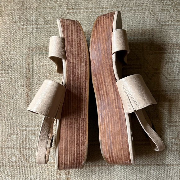 ABLE platform nude leather shoes - Picture 2 of 3